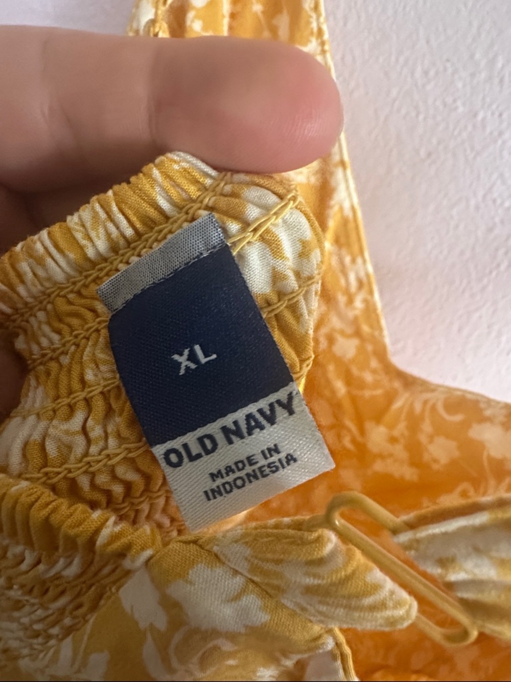Old Navy Yellow Floral Midi Slip Dress - Picture 4 of 5